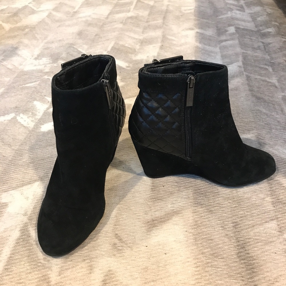 Black Suede booties size 5.5